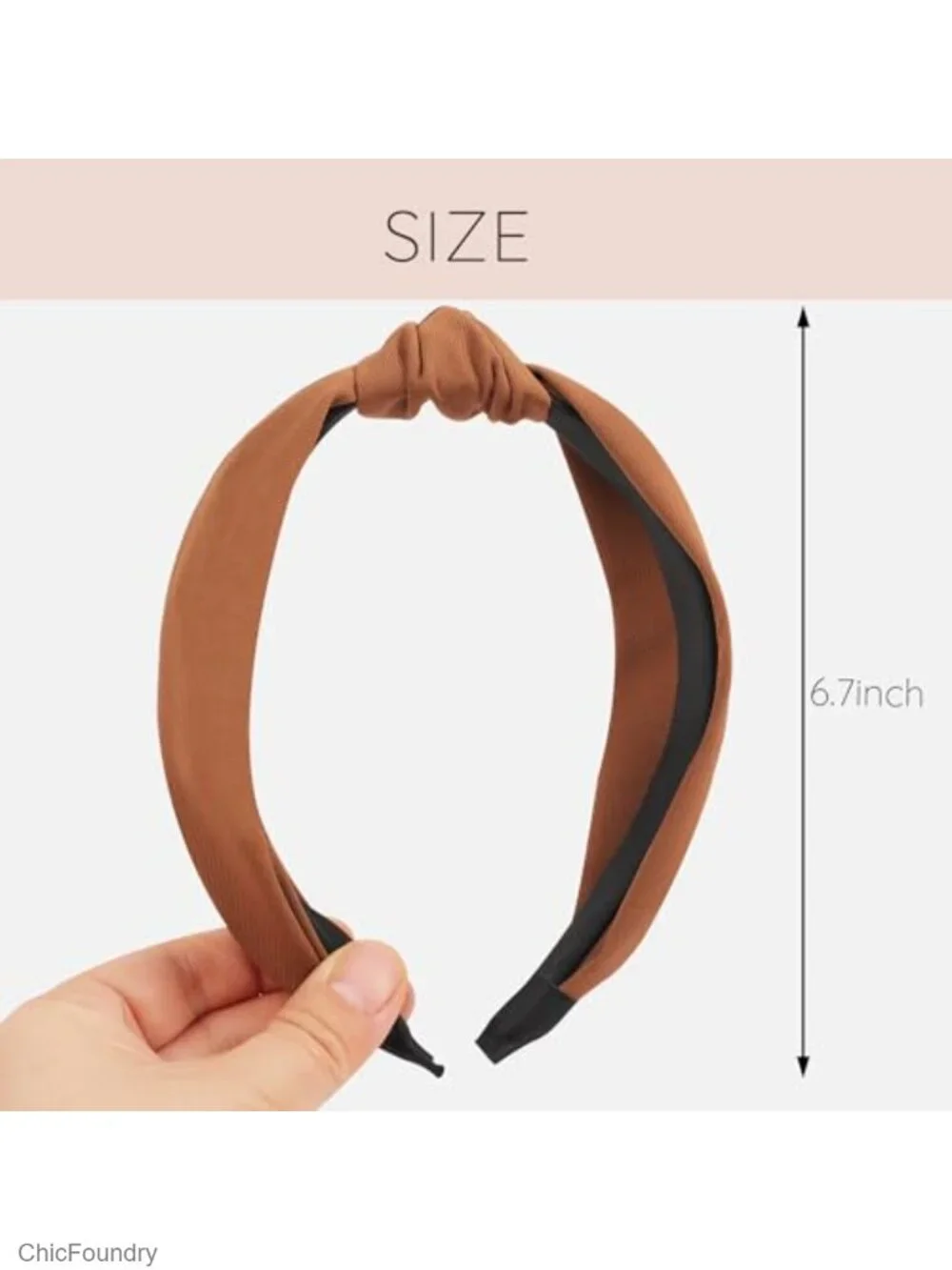 Knotted Headband 4 Pack Wide Fabric Hair Bands Chunky